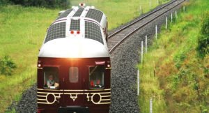 перший у світі поїзд на сонячних батареях